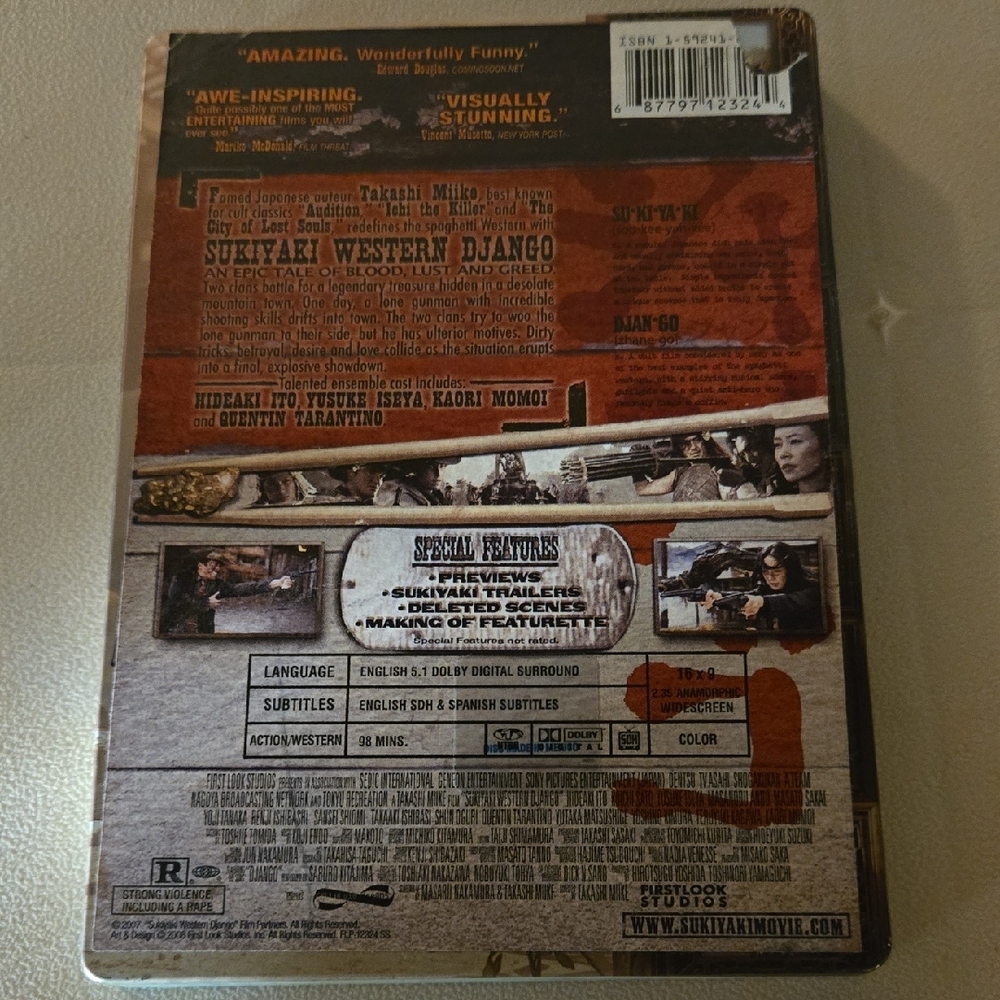 Sukiyaki Western Django Metal Case - Picture 2 of 3